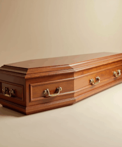 High quality wooden coffin